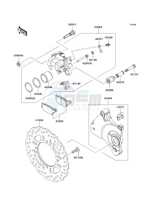 ZR 750 L [Z750 EU] (L7F-L8F) L8F drawing REAR BRAKE