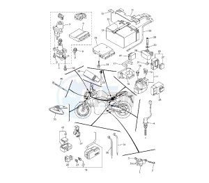 FZ1 1000 drawing BATTERY