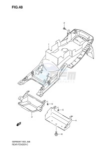 GSF650 (E2) Bandit drawing REAR FENDER