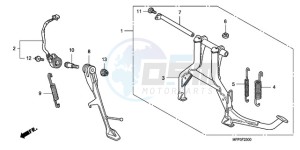 CB1300A9 Europe Direct - (ED / ABS MME TWO) drawing STAND