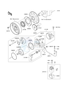 ZR 750 K [Z750S] (K6F) K6F drawing STARTER MOTOR