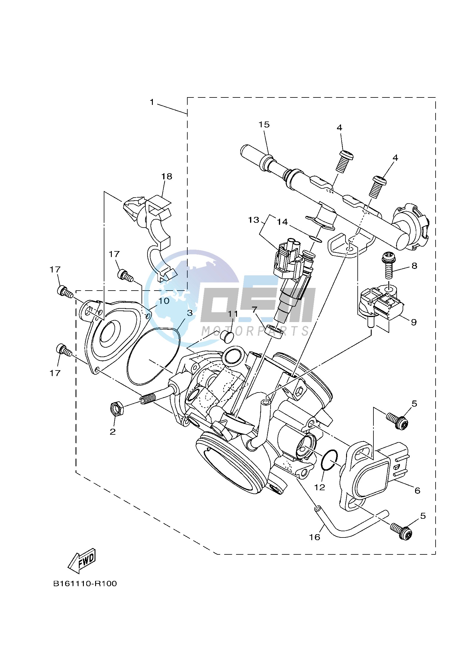 THROTTLE BODY ASSY 1