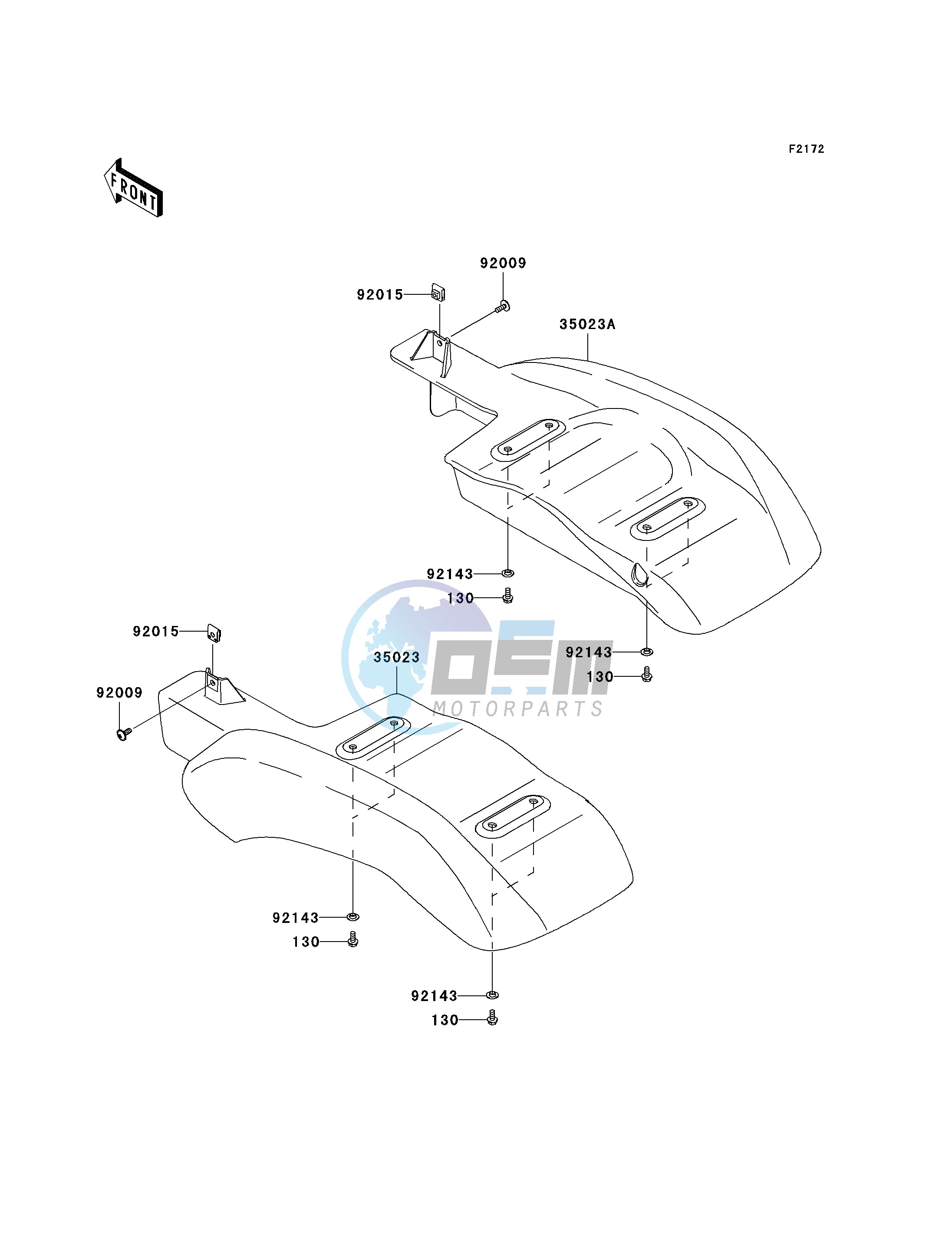 REAR FENDER-- S- -