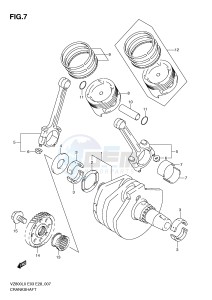 VZ800 (E3-E28) MARAUDER drawing CRANKSHAFT