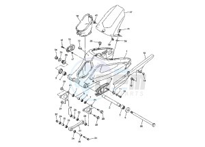 YZF R46 600 drawing REAR ARM