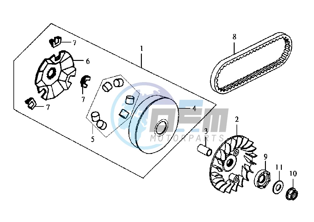 DRIVING PULLEY