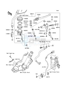 Z750_ABS ZR750M8F GB XX (EU ME A(FRICA) drawing Front Master Cylinder