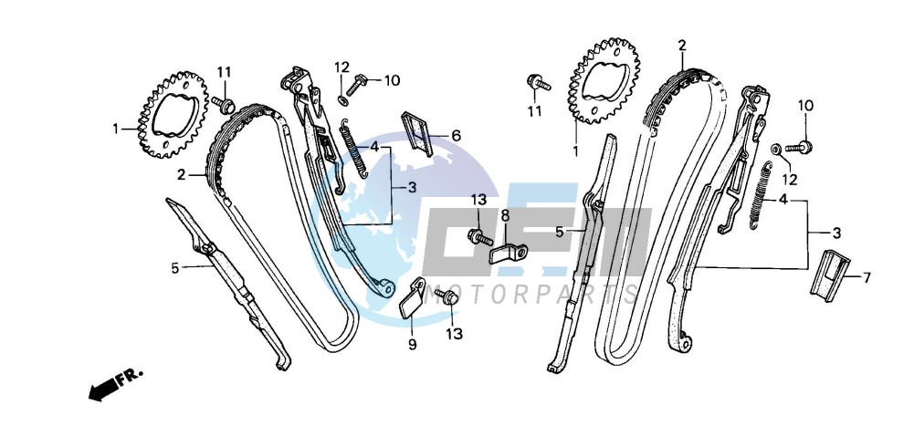 CAM CHAIN/TENSIONER