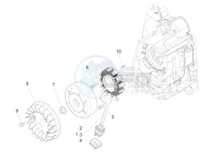 Liberty 50 4T PTT NEXIVE drawing Flywheel magneto