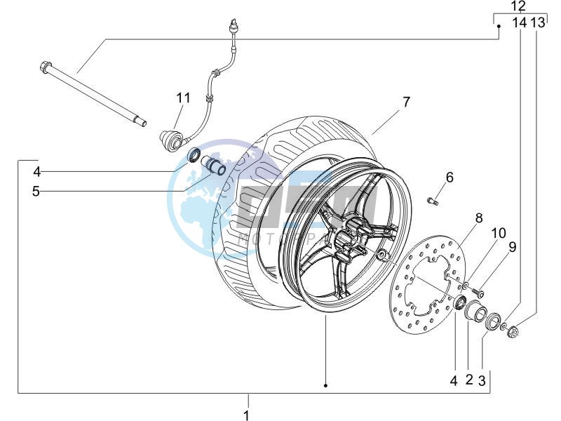 Front wheel