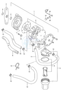 DT 140 drawing Fuel Pump (DT140EFI