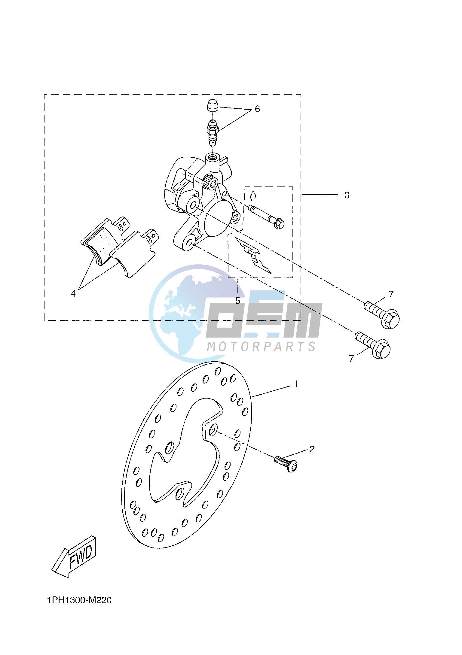 FRONT BRAKE CALIPER