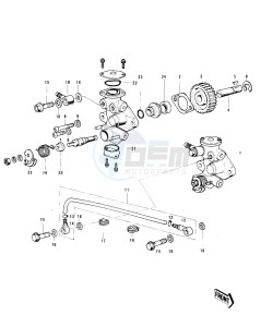 MC1 (A-B) 90 drawing OIL PUMP -- 73-75 MC1_MC1-A_MC1-B- -