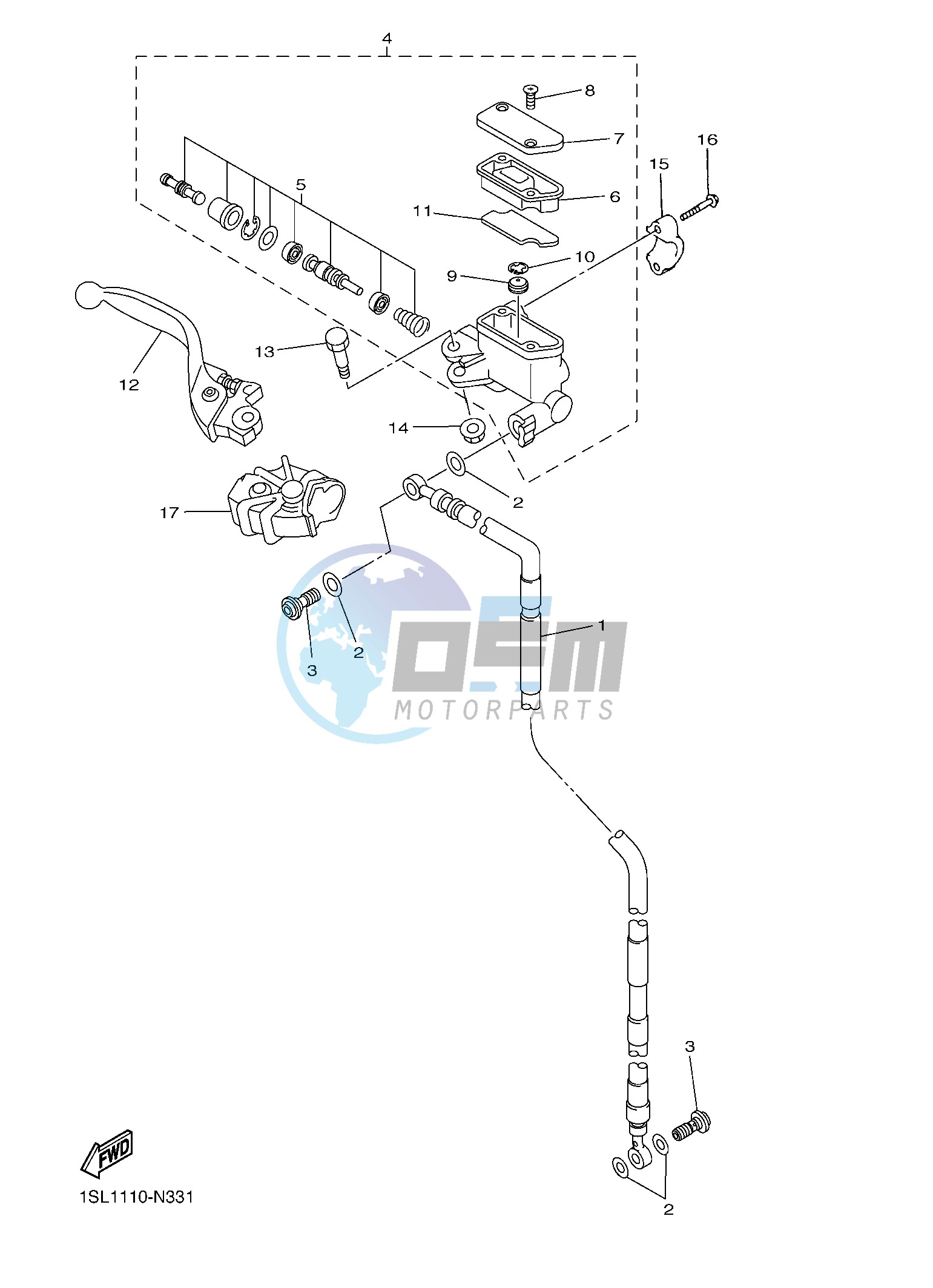 FRONT MASTER CYLINDER