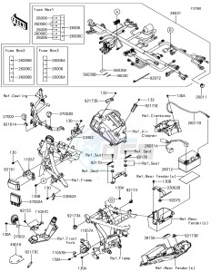 NINJA 650 EX650KHF XX (EU ME A(FRICA) drawing Chassis Electrical Equipment