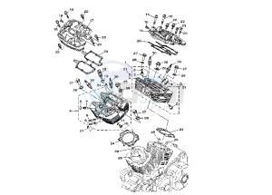 MT-01 1700 drawing CYLINDER HEAD