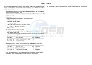 YZ250F (BSB2) drawing Infopage-3