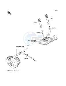 NINJA 250R EX250KBFA GB XX (EU ME A(FRICA) drawing Ignition System