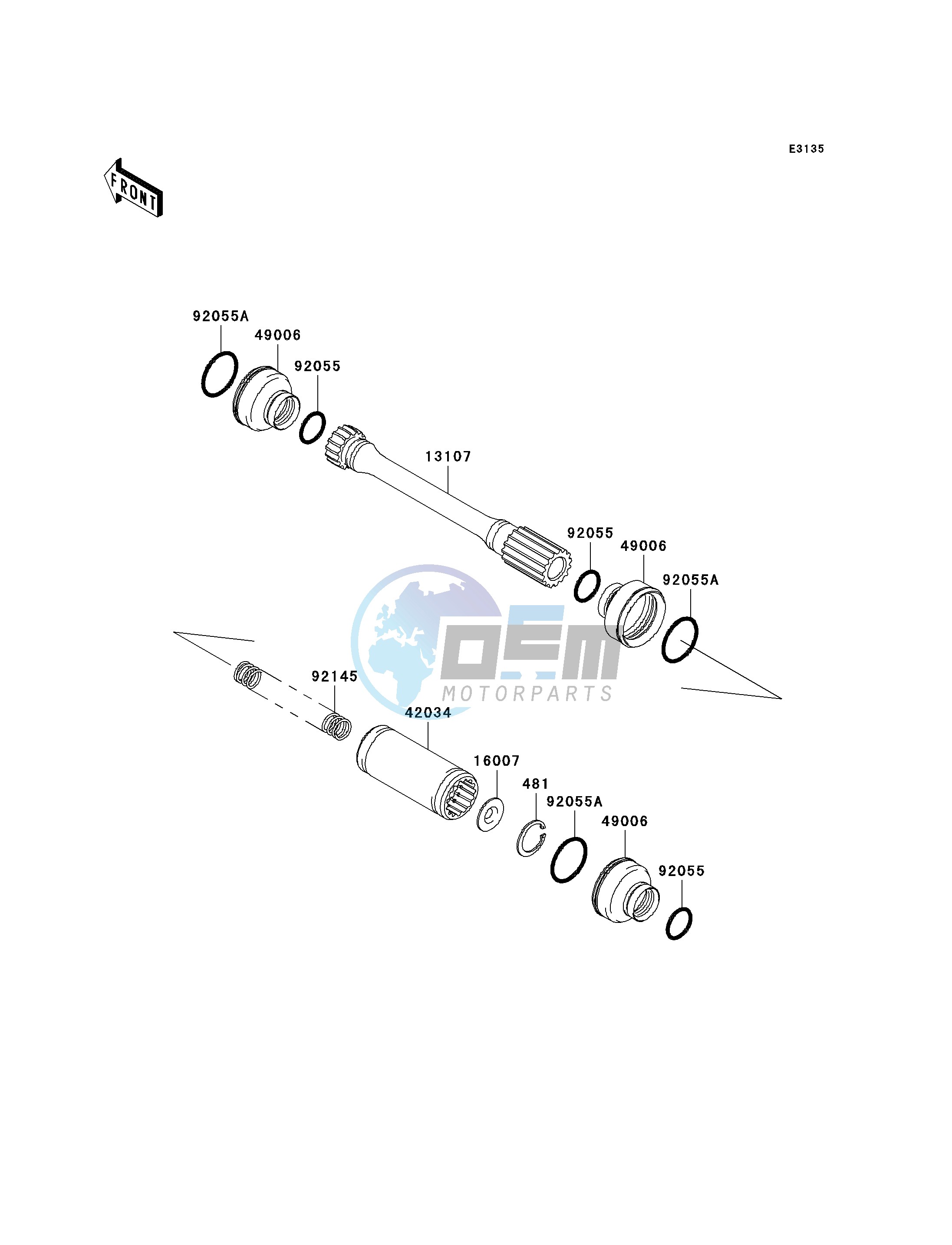 DRIVE SHAFT-PROPELLER