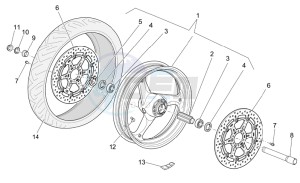 Griso V IE 1100 drawing Front wheel