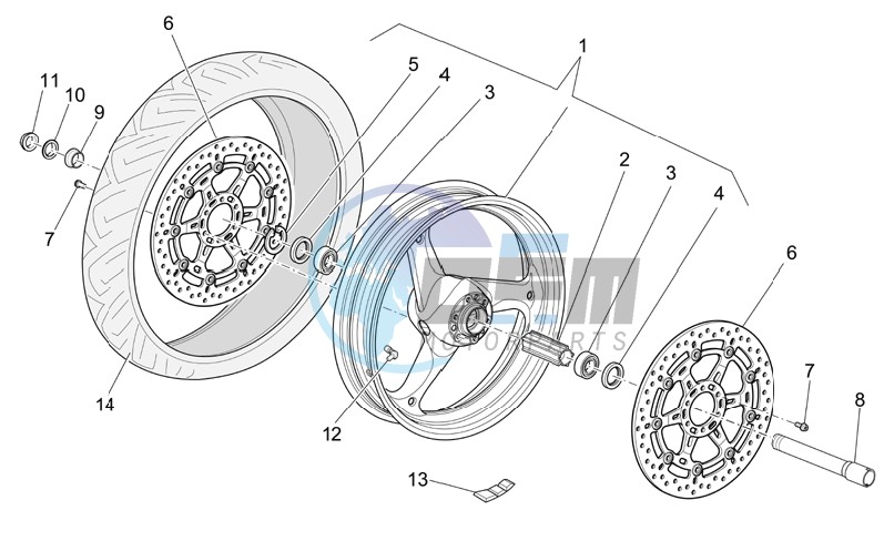 Front wheel