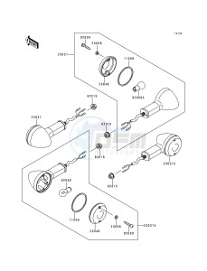 ZR 750 C [ZEPHYR 750] (C1-C3) [ZEPHYR 750] drawing TURN SIGNAL