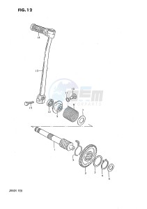 JR50 (P28) drawing KICK STARTER