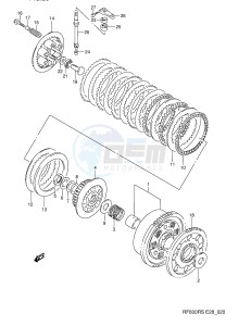 RF600R (E28) drawing CLUTCH