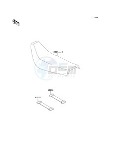 KMX 125 A [KMX 125] (A12-A14) [KMX 125] drawing SEAT