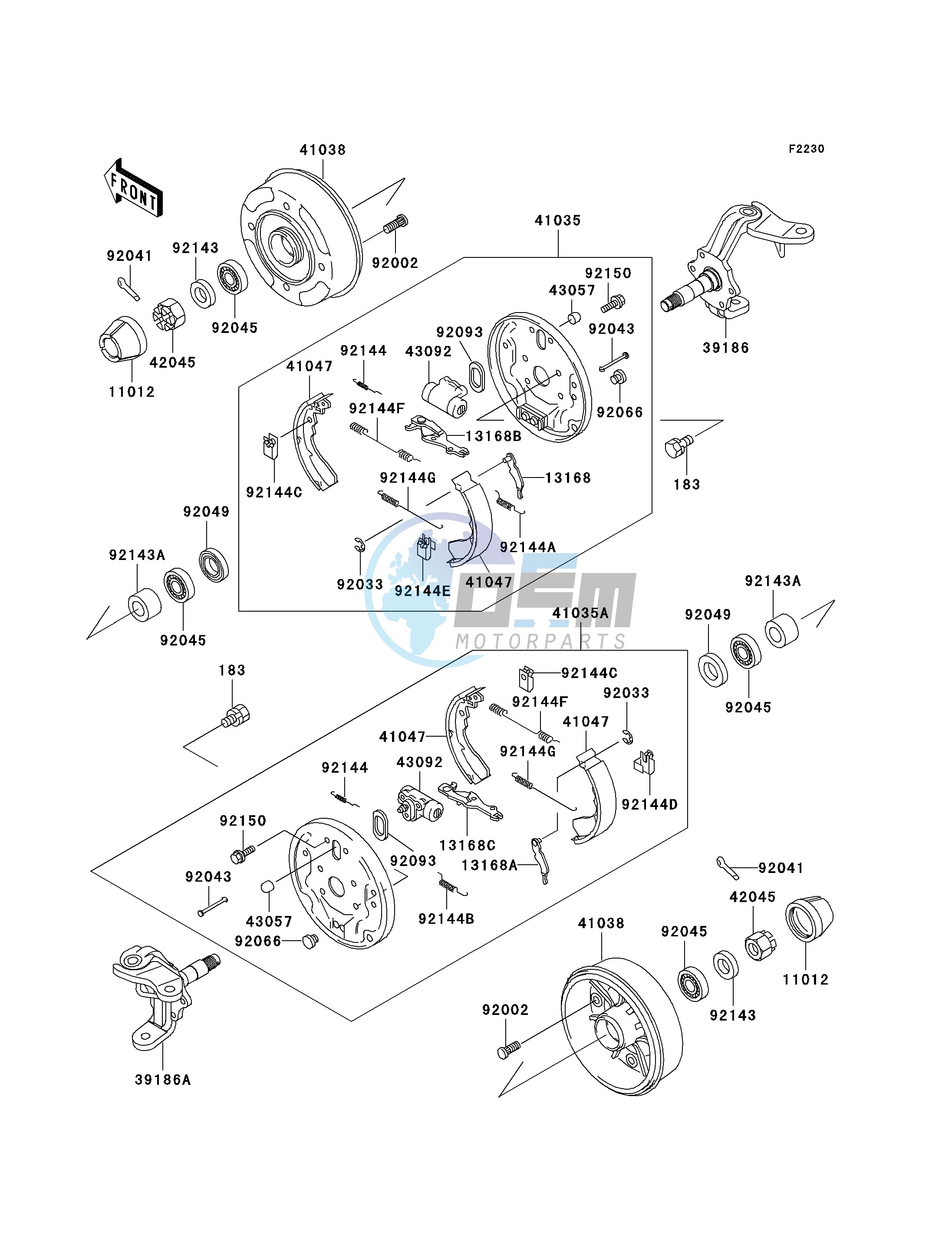 FRONT HUBS_BRAKES