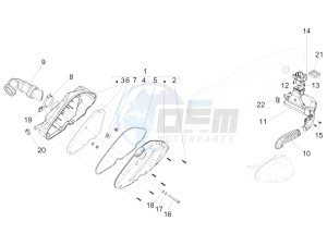 FLY 150 (NAFTA) drawing Air filter