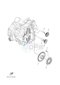 YFM700FWA YFM70GDXG GRIZZLY 700 (B303) drawing STARTER CLUTCH