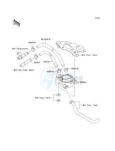 KVF 650 F [BRUTE FORCE 650 4X4I] (F6F-F9F ) F8F drawing FUEL PUMP