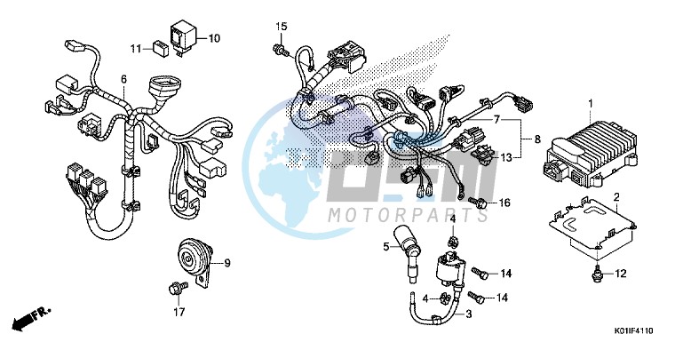 SUB HARNESS/IGNITION COIL