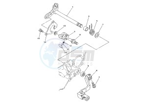 YZ LC 250 drawing SHIFT SHAFT