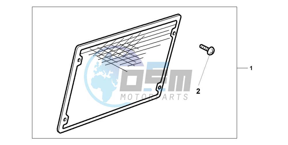 CHROME RADIATOR SCRE