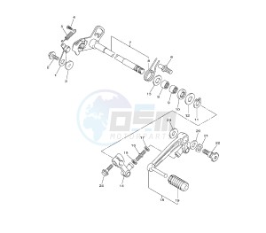 V-MAX 1700 drawing SHIFT SHAFT