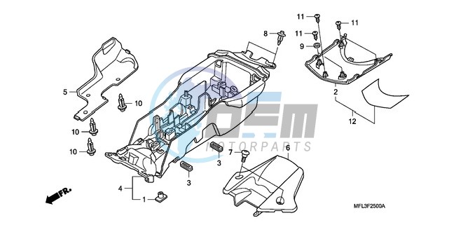 REAR FENDER (CBR1000RR)