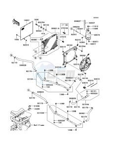 MULE 4010 TRANS 4x4 DIESEL KAF950GCF EU drawing Radiator