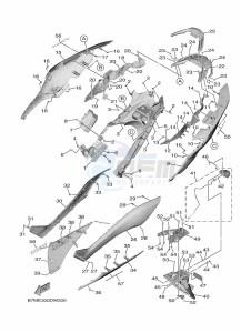 MWS125-A TRICITY 125 (BR7G) drawing REAR ARM & SUSPENSION