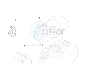 LT 150 4T 3V IE NOABS E3 (APAC) drawing Saddle/seats