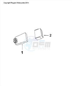 DJANGO 50 4T SPORT drawing ELECTRONIC EQUIPMENT