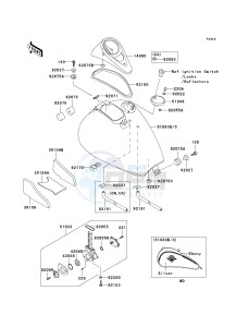 VN 800 E [VULCAN 800 DRIFTER] (E6F) E6F drawing FUEL TANK