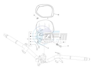 Liberty 50 4T PTT (B-NL) drawing Meter combination - Cruscotto