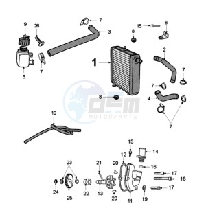 XR6 E EX drawing COOLIND SYSTEM