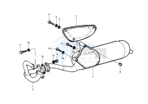 Liberty 50 drawing Exhaust