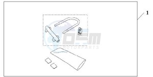 CBR600RR drawing TANK PAD 2