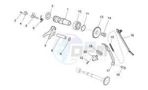 RXV-SXV 450-550 Vdb-Merriman drawing Front cylinder timing system