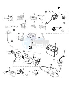 Tweet 125 VX drawing ELECTRIC PART