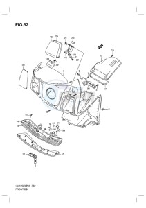 UH125Z BURGMAN EU drawing FRONT BOX